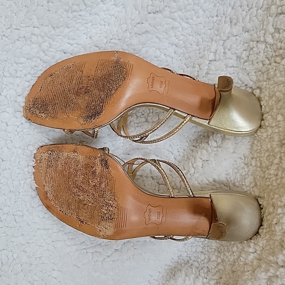 Stuart Weitzman Icelady heeled sandals size 6.5M - Picture 4 of 6
